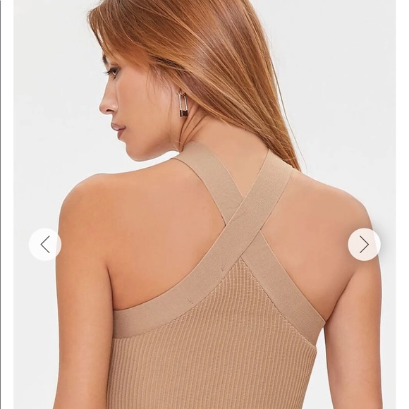 Ribbed Halter Top - Picture 3 of 6